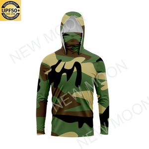 Camisa de Pesca Personalizada de Talla Grande con Protección Solar UPF50, Secado Rápido, Transpirable, Manga Larga, Resistente al Viento y al Agua, para Actividades al Aire Libre - Product Image 6