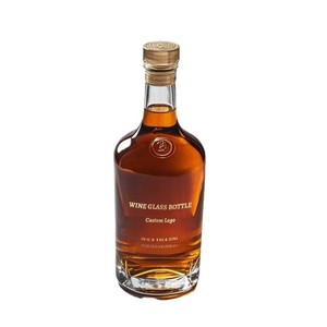 Bouteille en verre silex de haute qualité, épaissie et hermétique, pour whisky, vodka, vin rouge, conteneur de stockage 500 ml, bouteille de vin vide - Product Image 5