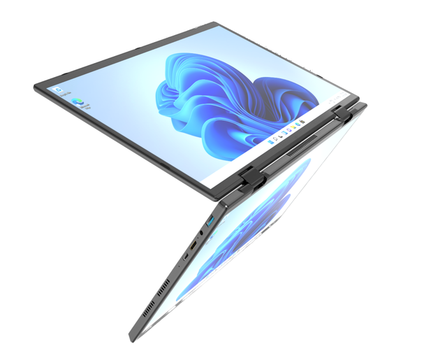 2025 New Dual Screen 11-inch  2-in-1 Tablet 16GB RAM 512GB HDD Intel Dual Core DDR4 Wireless English Laptop for Business