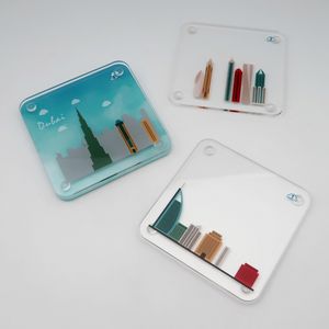 Posavasos de Acrílico Transparente con Diseño Único - Product Image 4