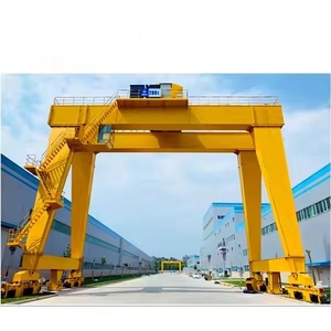 Nouvelle grue portique à double poutre de type Mg-a de 50, 60, 80 et 100 tonnes avec treuil électrique et chariot à câble pour usage extérieur - Product Image 1