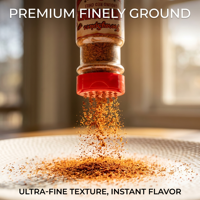 Poudre de piment authentique d'Asie du Sud-Est, épices et herbes, mélange personnalisé OEM pour exportation, avec flacon doseur à couvercle rabattable, destiné aux acheteurs de produits d'épicerie en supermarché