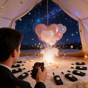 Système de dégonflage de ballons à 20 canaux Dry <span class=keywords><strong>Ice</strong></span> avec 2 télécommandes et patch électrique pour fêtes de mariage - Product Image 4