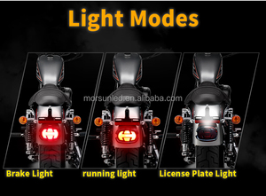 Ensemble de feu arrière de stop à LED pour Sportster Dyna <span class=keywords><strong>Fatboy</strong></span> Softail accessoires de moto feu arrière pour Harley - Product Image 5