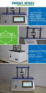 Микрокомпьютерный тестер SKZ112 для испытания упаковочной бумаги на сжатие, 5 кН, для трубок из бумаги и плоских изделий, для фабрик по производству формованной бумажной посуды - Product Image 4