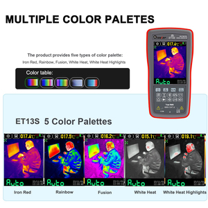 กล้องถ่ายภาพความร้อน ET13S 192*192 พิกเซล 9999 จุด กล้องอินฟราเรด 2 in 1 สำหรับตรวจสอบความร้อนในท่อรถยนต์ ET13S - Product Image 5