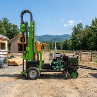 Plateforme de forage de puits d'eau à moteur diesel : l'équipement optimal pour le forage dans les formations rocheuses et sableuses