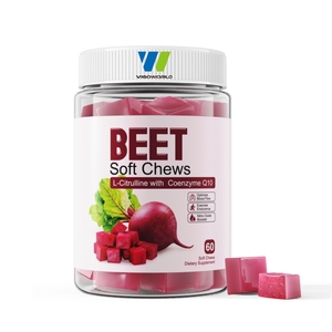 Vitadiscovery nitric oxide bổ sung năng lượng củ cải gốc mềm nhai Gummies Hữu Cơ củ cải Gummy với l-citrulline Coenzyme Q10 - Product Image 1