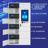 Casier de rangement à serrure électronique de gestion intelligente Classeur à structure assemblée et casier à bagages intelligent