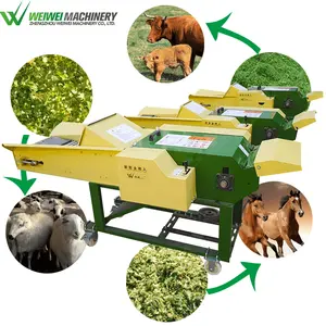 Weiwei işleme traktör tedarik saman mısır silaj sığır inek yonca hayvan yemi
