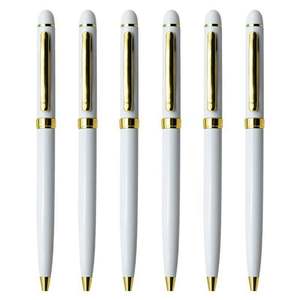 Bolígrafo Publicitario de Metal Delgado con Punta de Bola Giratoria, Personalizado al por Mayor, Económico, para Regalo Promocional del Hotel Sofitel, con Logotipo - Product Image 2