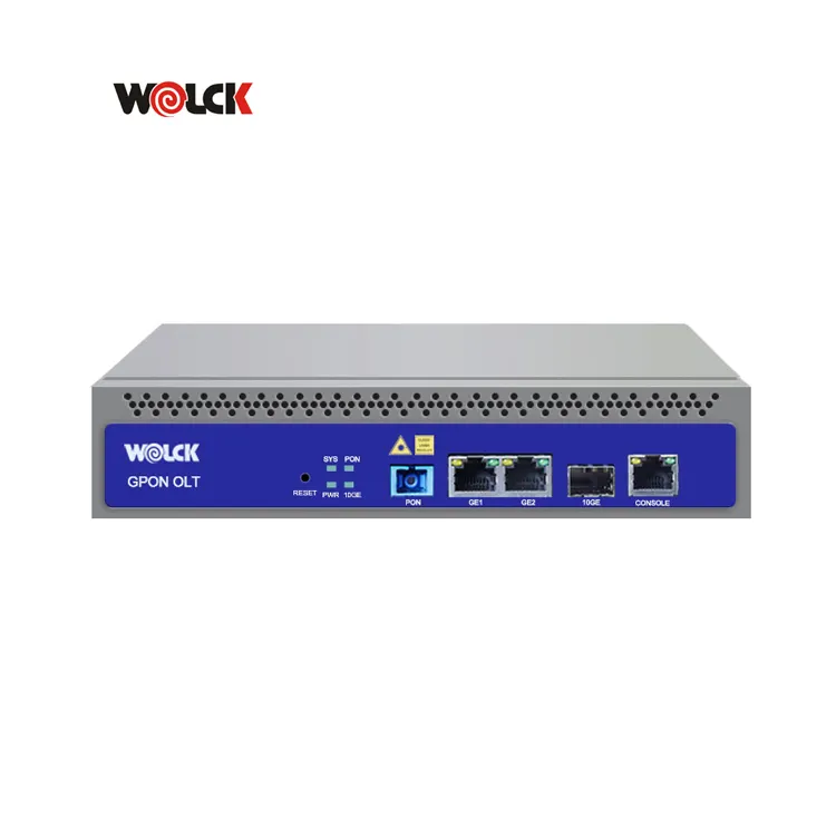 Wolck 1 منفذ V حل 1pon V-sol OLT Vsol Single PON 1 Puerto 2 Mini GPON 1 port OLT