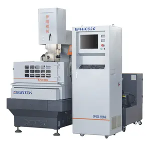 Esuntek efh43s máquina de corte de fio, cnc de alta velocidade, wirecut dk77 dk7735 dk7732 edm cortador de fio erosion edm