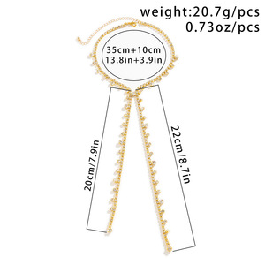 תכשיטים אופנה חדשה הגעה 2023 תכשיטים אופנה יוקרתי קולר שרשרת אבני חן - Product Image 5