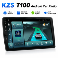 Radio Multimedia para Auto KZS de 9 Pulgadas con Reproductor, 2GB 32GB, Carplay, Android Auto, Cámara de Reversa Inalámbrica, Pantalla Táctil, MP3/MP4