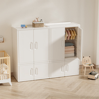 Armoires de rangement modernes pour jouets de bébé Organisateur pour tout-petits Boîte de rangement en plastique Armoire pour enfants Meubles de placard pour salle de bain