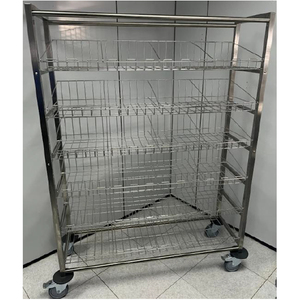 Carrello porta abiti industriale per 24 pazienti GC-424 per ospedale - Product Image 1