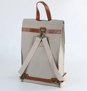 Hot Sale High Quality Customized Waterproof Craft Paper School Shoulders Bag Washable Kraft Paper Travel Backpack