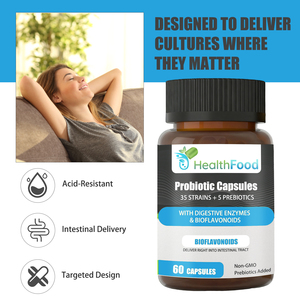 Capsules Probiotiques OEM ODM en Promotion avec Mélange Probiotique Exclusif pour Favoriser un Transit Digestif Quotidien - Product Image 6
