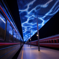 Écran LED mural en maille RGB étanche XQD pour extérieur – Affichage visuel de haute qualité et puissant pour la signalisation en magasin