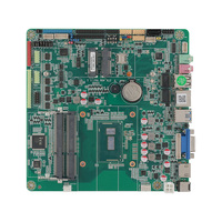 Placa Mini ITX con procesador Intel Core I3 I5 Dual LAN 6 puertos COM SATA MSATA expansión 170mm * 170mm placa base Industrial