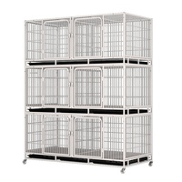 Cage à lapin à 3 niveaux Cage à batterie Cage à lapin à vendre