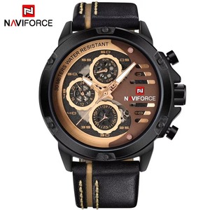 Drioshipping Reloj para hombre Marca superior Reloj de cuarzo resistente al agua de lujo Reloj deportivo de cuero para hombre Diseño de reloj impermeable para hombre - Product Image 6