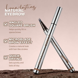 Crayon à <span class=keywords><strong>sourcils</strong></span> liquide à quatre pointes, crayon à <span class=keywords><strong>sourcils</strong></span> à quatre pointes résistant à l'eau, imperméable, anti-transpiration, anti-bavures, crayon à <span class=keywords><strong>sourcils</strong></span> effet naturel - Product Image 2