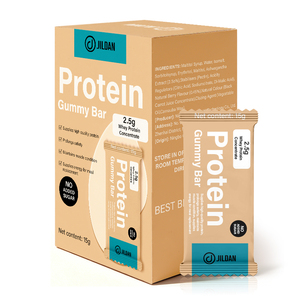 <span class=keywords><strong>Barre</strong></span> de protéines en gomme au lactosérum, enrichie en vitamines, <span class=keywords><strong>sans</strong></span> <span class=keywords><strong>sucre</strong></span> ajouté, vente en gros d'usine, OEM ODM, étiquette privée personnalisée - Product Image 1