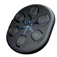 Machine de boxe musicale avec gants de boxe, cible de boxe électronique murale de grande taille pour adultes et enfants, 9 modes et 9 vitesses