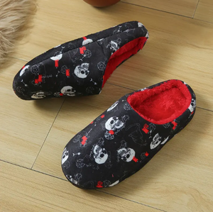 Pantoufles en peluche personnalisées Kawaii Peluches <span class=keywords><strong>Anime</strong></span> Demon Animal en peluche chauve-souris grise citrouille Halloween pantoufles pour la maison - Product Image 2