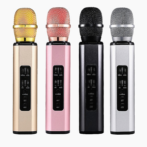 Microphone sans fil karaoké BT micro karaoké magique haut-parleur Portable lecteur de téléphone Portable micro haut-parleur enregistrer de la musique - Product Image 5
