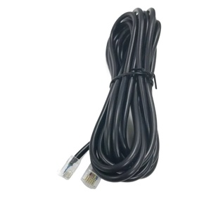 <strong>Telecommunications</strong> Manufacture Field Telephone Cable 3M <strong>Patch</strong> <strong>Cord</strong> 6P4C 6P6C RJ11 RJ12 Round Telephone Cables 100m - Product Image 2