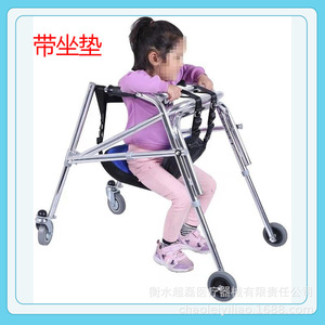 Andador para bebés, ayuda para caminar, soporte de entrenamiento para extremidades inferiores, plegable, seguro, dispositivo multifuncional para el cuidado de la salud - Product Image 4