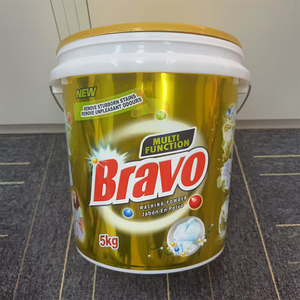 Household Laundry Cleaning Supplies Floral Fragrance Soap Powder Bucket Washing Powder <strong>Detergent</strong> 5kg - Product Image 3