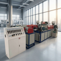 Hoogwaardige polystyreenverwerkingsmachine voor EPE-schuimnetten, enkelvoudige schroef PE-gefoamde netten productielijn met motor