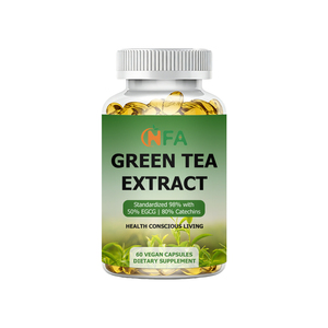 Suplemento Dietético en Cápsulas Blandas de Extracto de Té Verde, Ayuda a Mantener los Niveles de Energía, Promueve la Función Metabólica - Product Image 1