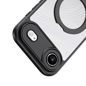 Suitable for iPhone 17Air full-cover magnetic <b>phone</b> case, transparent ultra-thin magnetic stand <b>phone</b> case - Product Image 3
