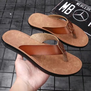 Sandales d'été pour hommes en PU, respirantes, antidérapantes, en <span class=keywords><strong>cuir</strong></span> souple et caoutchouc, pour la plage et l'extérieur - Product Image 6