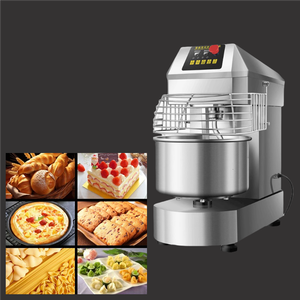 Mélangeur à spirale électrique à double vitesse automatique, <span class=keywords><strong>bol</strong></span> en acier inoxydable de 40 L, haute efficacité, pour boulangerie commerciale - Product Image 5