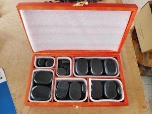 Juego de masaje con piedras calientes al por mayor/masaje con piedras calientes/piedra caliente en caja de madera 45 piezas - Product Image 5