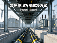 Câble d'alimentation ultra-haute tension 110 KV YJLW 03 à conducteurs en cuivre et gaine en aluminium ondulé, conformité norme nationale, sections transversales