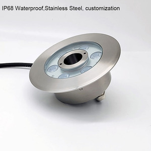 Luz LED RGBW para Fuente Subacuática, Controlada por DMX, de Acero Inoxidable 304, IP68, para Parques Acuáticos Interactivos Municipales - Product Image 2