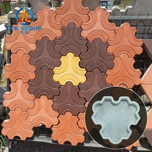 混凝土瓷砖用新型装饰预制混凝土砌块abs塑料摊铺机模具