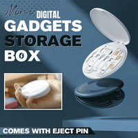 Kit de Adaptador de Carga USB Multifunción 6 en 1, Kit de Adaptador de Viaje, Bandeja, Juego de Cables de Datos para Viajar