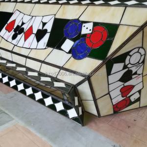 Oferta Especial: Lámparas Tiffany para Mesa de Billar de 55'' con Suministro Directo de Fábrica, 6 Luces de Cristal para Sala de Ajedrez y Cartas - Product Image 5