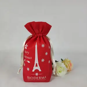 Custom Logo Non Woven Eco Friendly Gift Drawstring Bag For Mother'S Day Halloween Drawstring Candy Bags