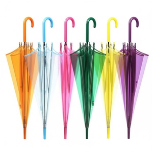 Popular Macaron Color Transparent <b>Umbrella</b> clear Jelly <b>Umbrellas</b> Wedding and Artistic Photo Preferable - Product Image 1