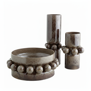 Pot de fleur de haute qualité dessus de table grand ensemble de 3 forme personnalisée brillant patine Design Pot de fleurs - Product Image 1