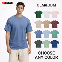 Camiseta Oversize Personalizada para Hombre, Estilo Vintage Lavado, 100% Algodón, con Borde Deshilachado y Gráficos, Marca Privada OEM